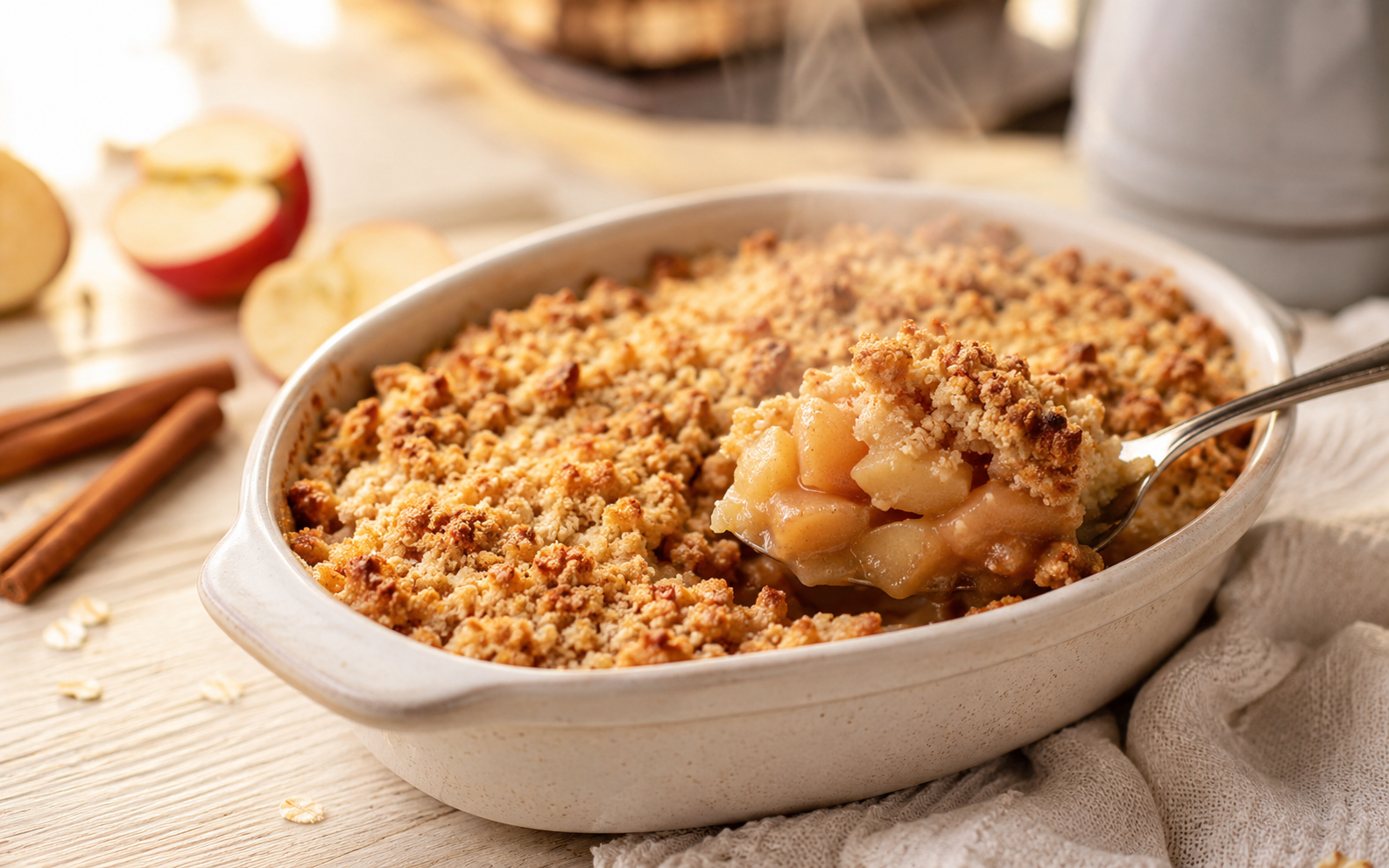 Crumble jabłkowe